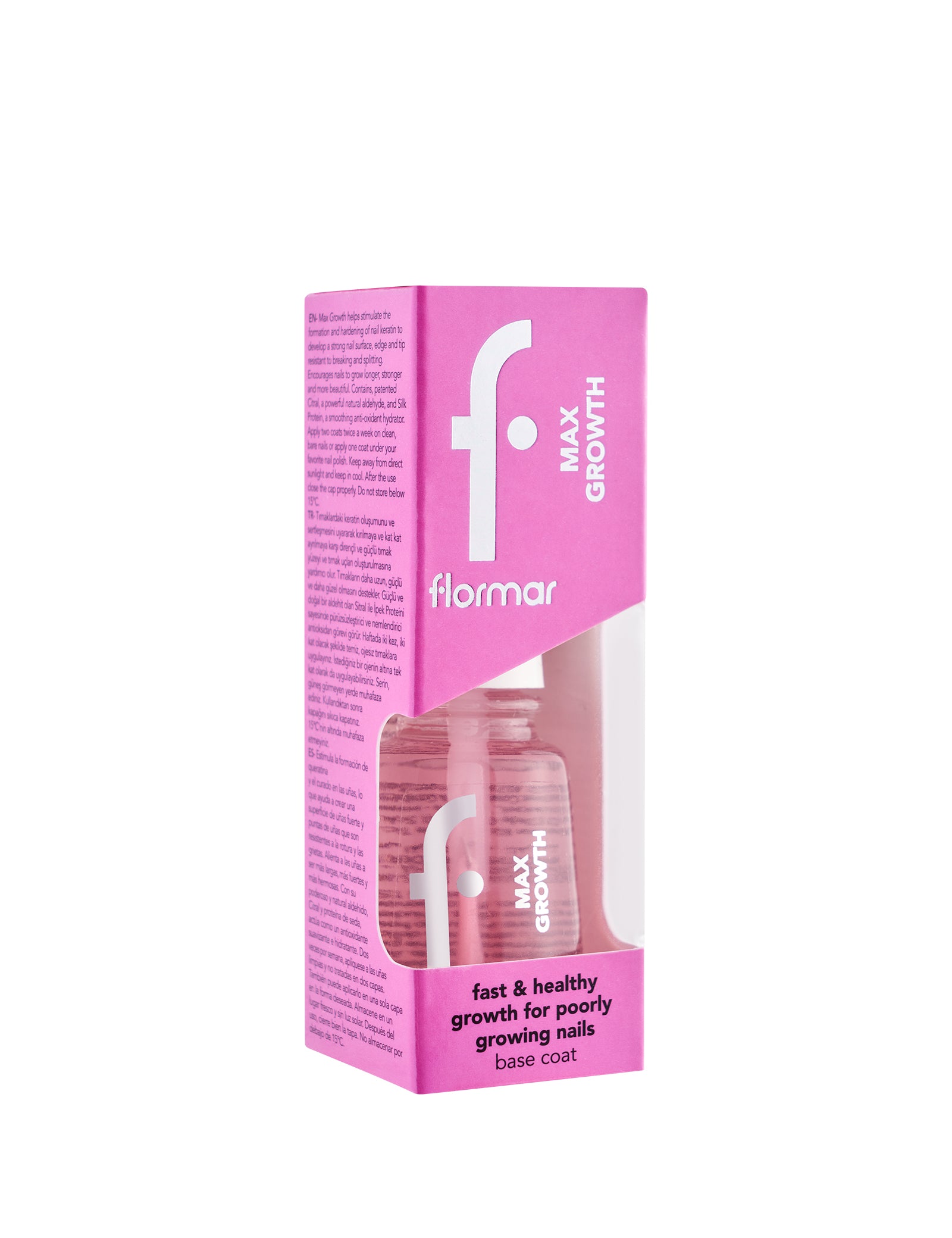 Flormar Max Growth Base Coat New 11ml Flormar Max Growth Base Coat New 11ml