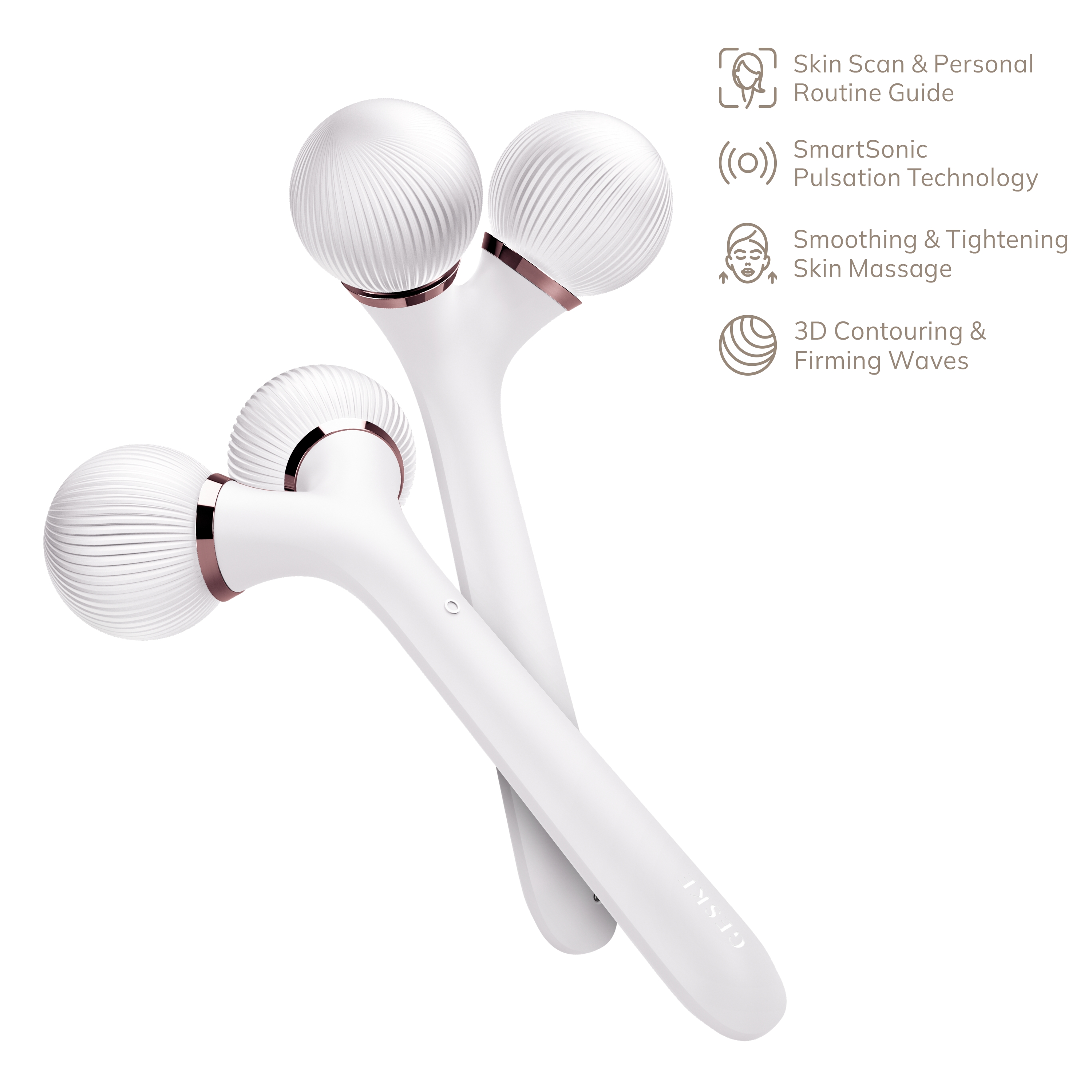 GESKE Sonic Facial Body Roller 4 in 1 - Starlight GESKE Sonic Facial Body Roller 4 in 1 - Starlight