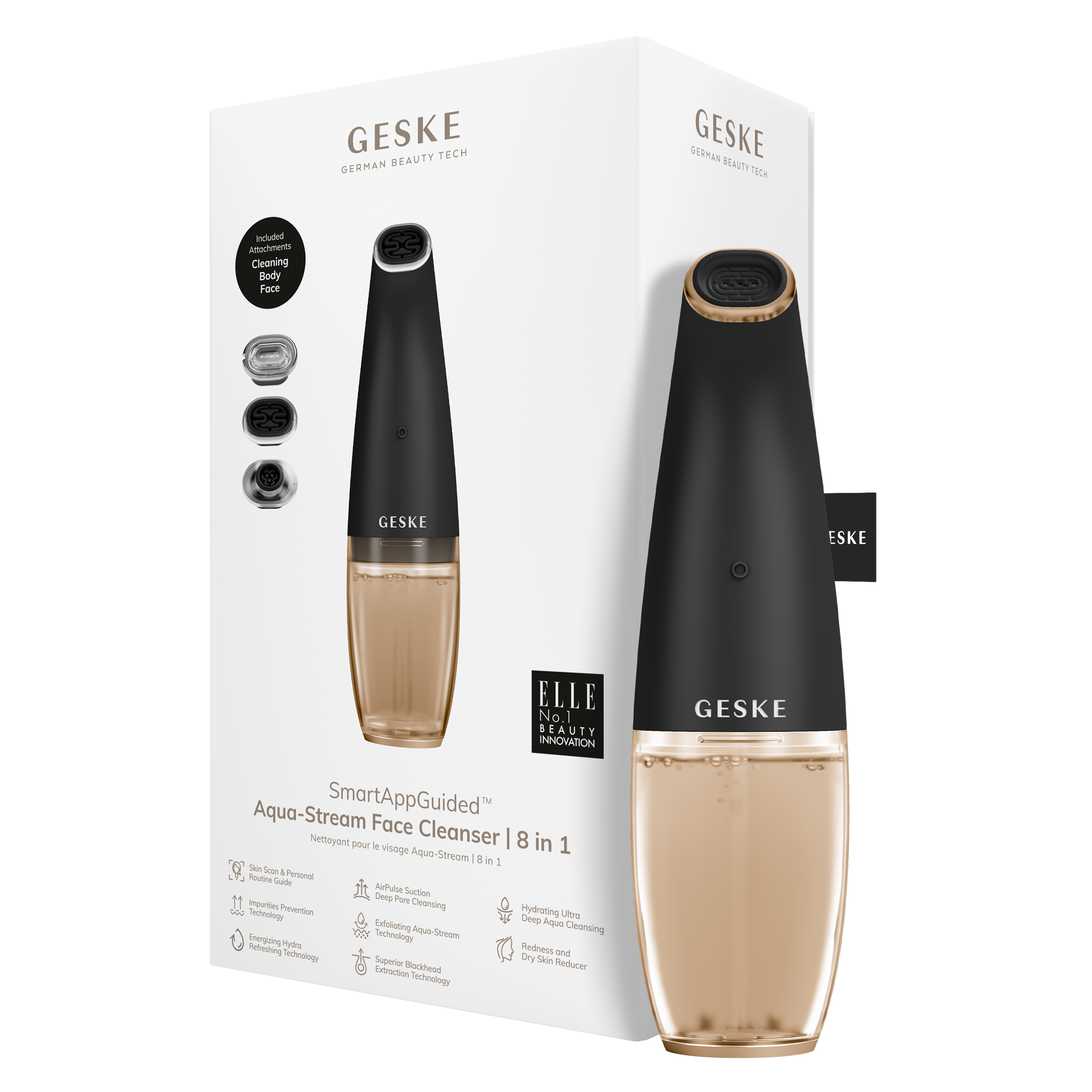 GESKE AquaStream Face Cleanser 8 in 1 - Gray GESKE AquaStream Face Cleanser 8 in 1 - Gray