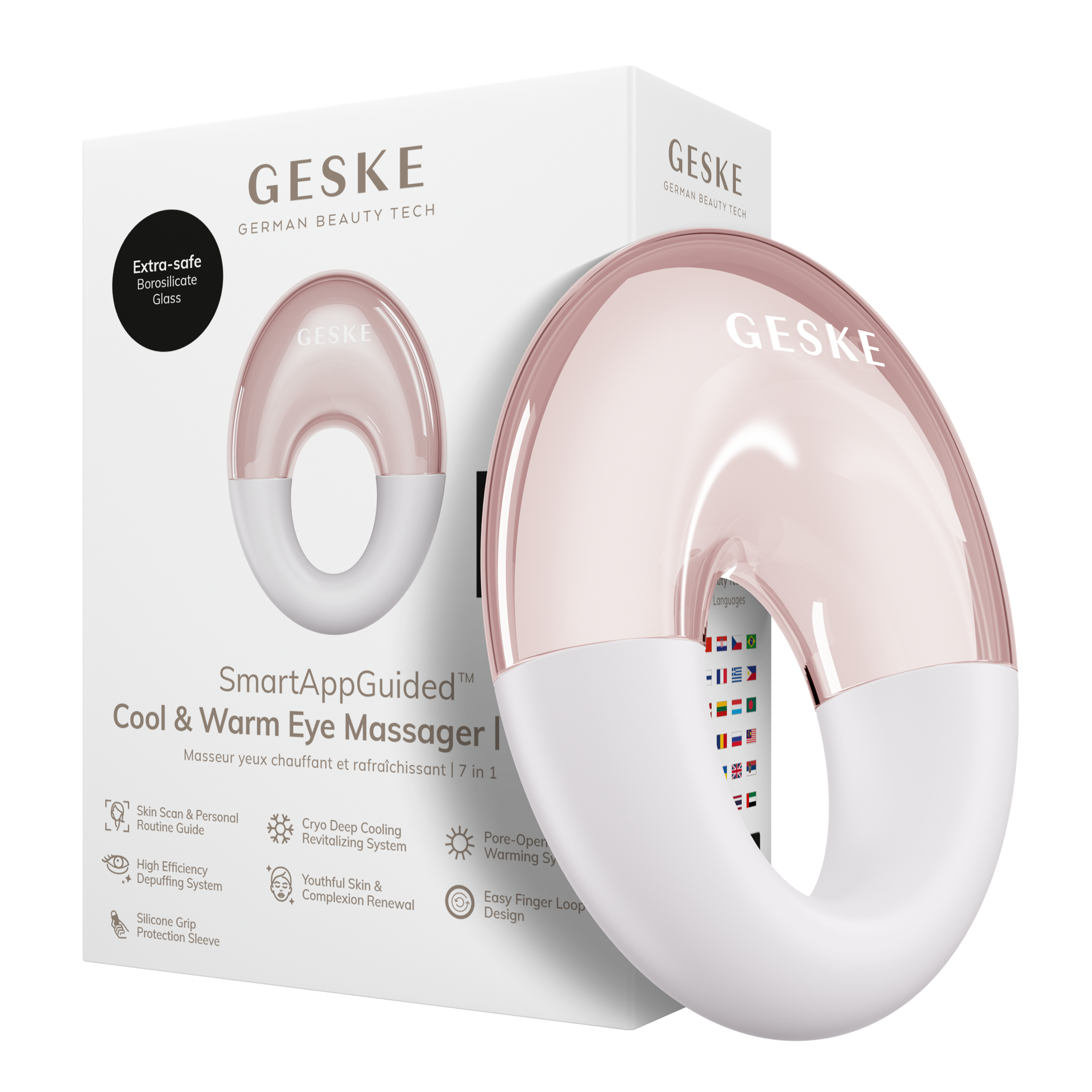 GESKE Cool Warm Eye Massager 7 in 1 - Starlight GESKE Cool Warm Eye Massager 7 in 1 - Starlight