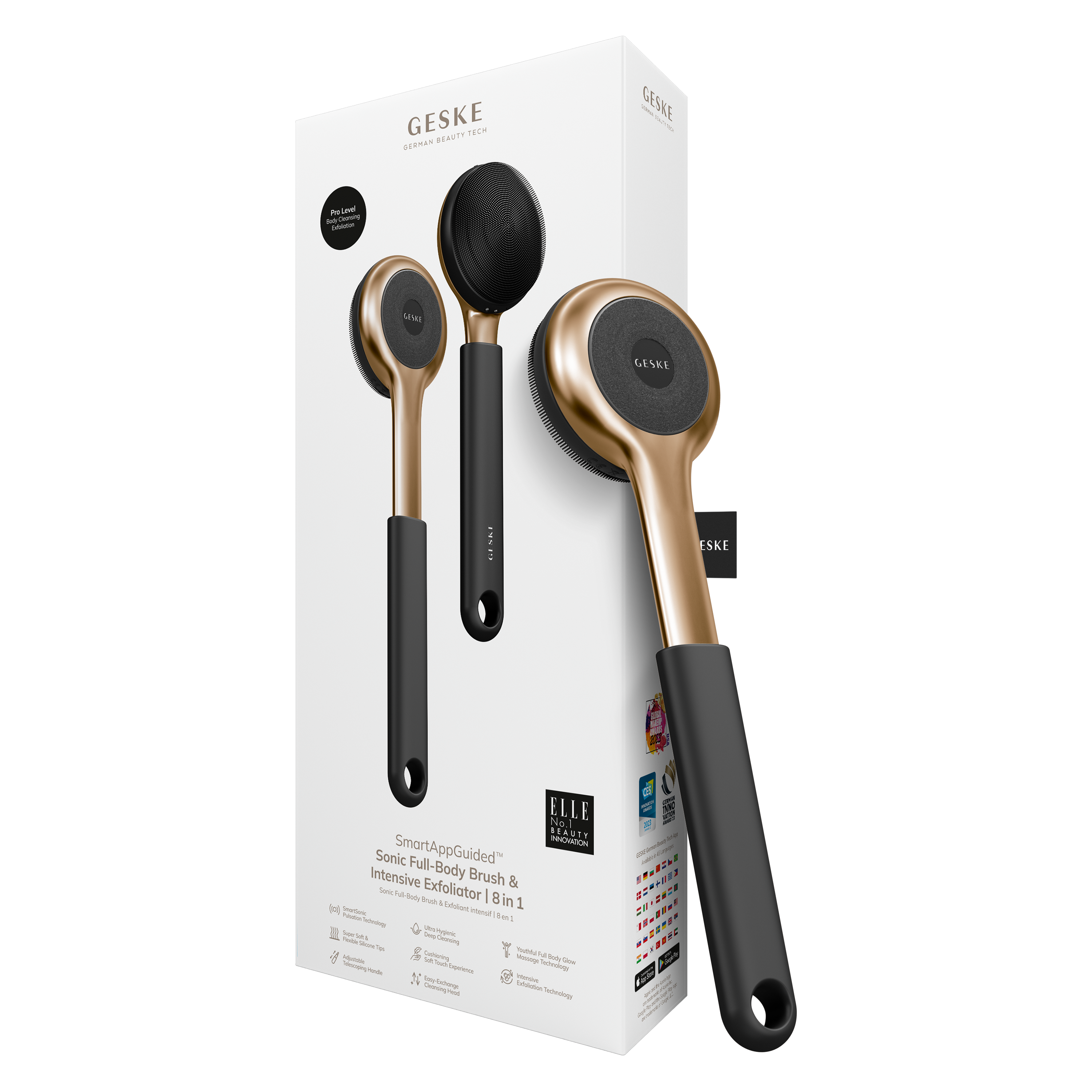 GESKE Sonic FullBody Brush Intensive Exfoliator - Gray GESKE Sonic FullBody Brush Intensive Exfoliator - Gray
