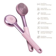 GESKE Sonic FullBody Brush  Intensive Exfoliator - Pink