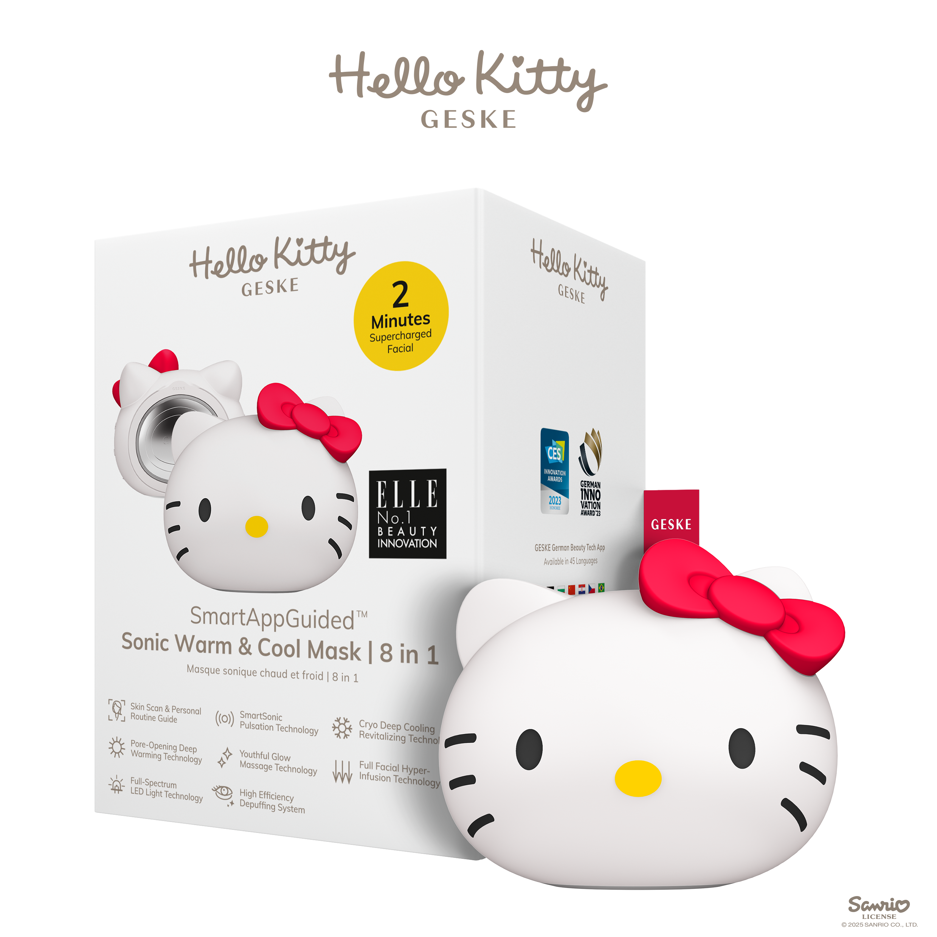 GESKE Sonic Warm Cool Mask 8 in 1 - Starlight GESKE Sonic Warm Cool Mask 8 in 1 - Starlight