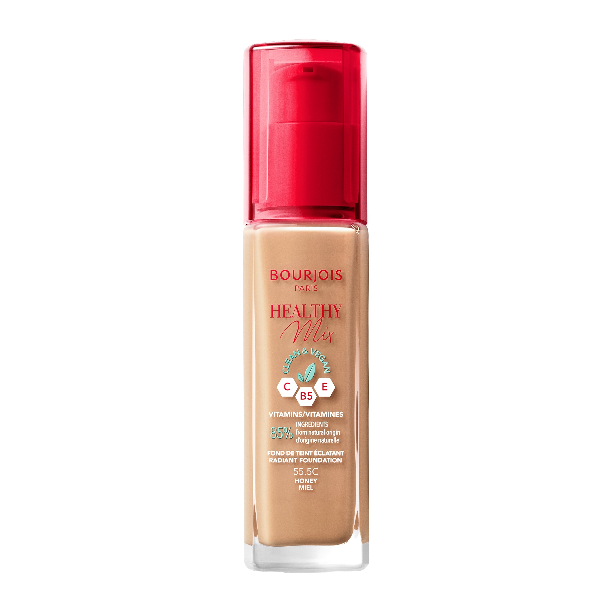 Bourjois Healthy Mix Clean Foundation - 55.5C Honey Bourjois Healthy Mix Clean Foundation - 55.5C Honey