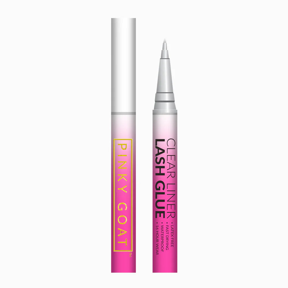 Pinky Goat Clear Lash Glue Liner for Easy Application Pinky Goat Clear Lash Glue Liner for Easy Application