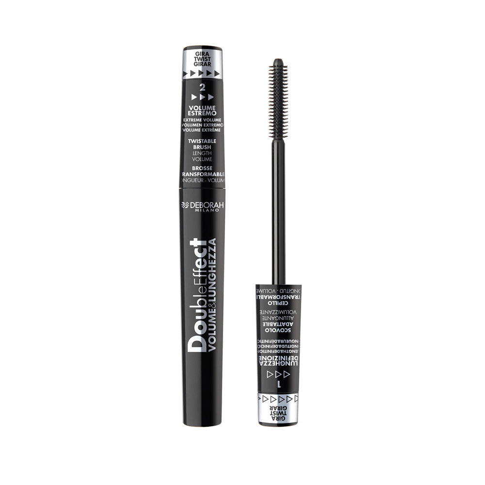 Deborah Double Effect Mascara Black Deborah Double Effect Mascara Black