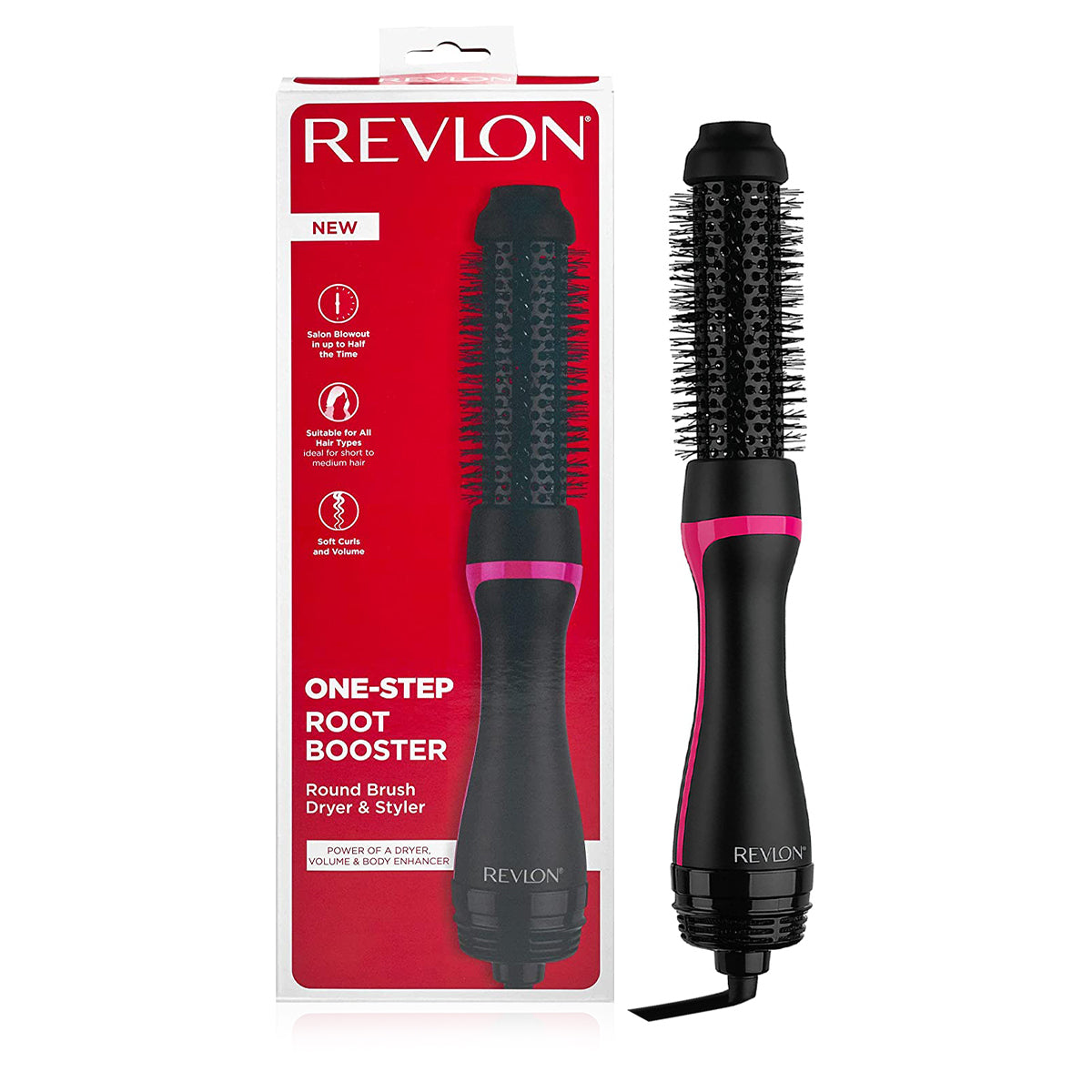 Revlon Electricals One-Step Dryer And Round Styler Booste Revlon Electricals One-Step Dryer And Round Styler Booste