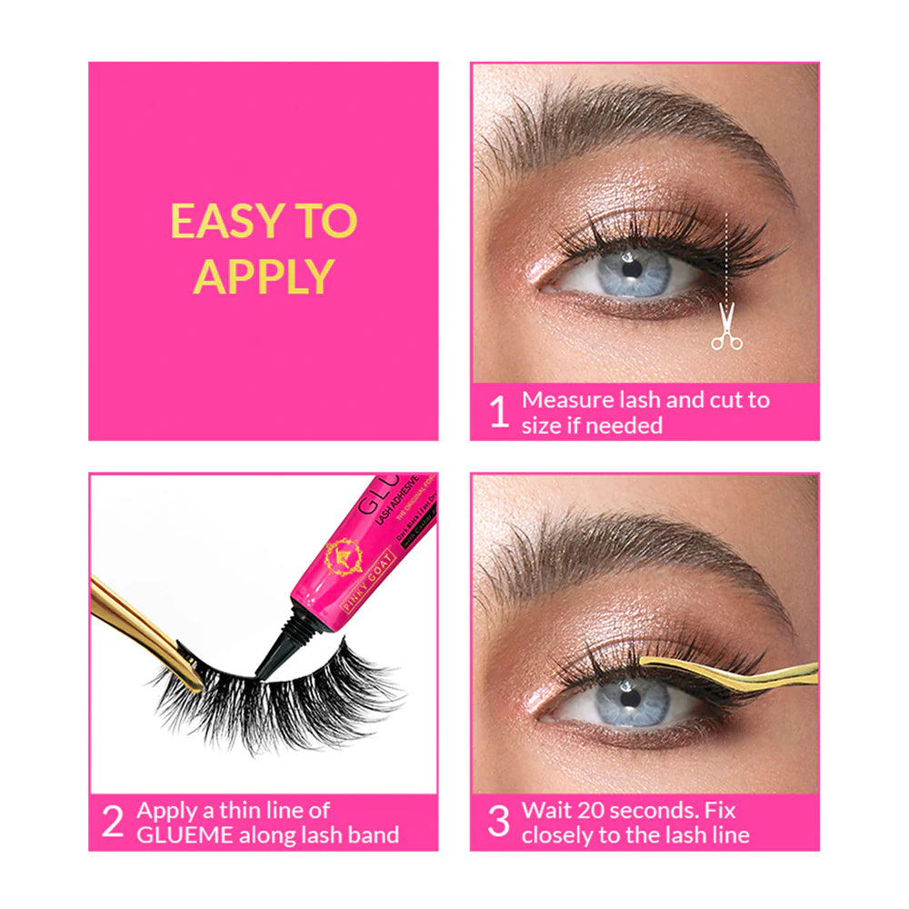 Pinky Goat LULU Volumising Vegan Lashes Pinky Goat LULU Volumising Vegan Lashes