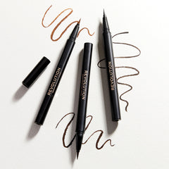 Revolution Hair Stroke Brow Pen Medium Brown