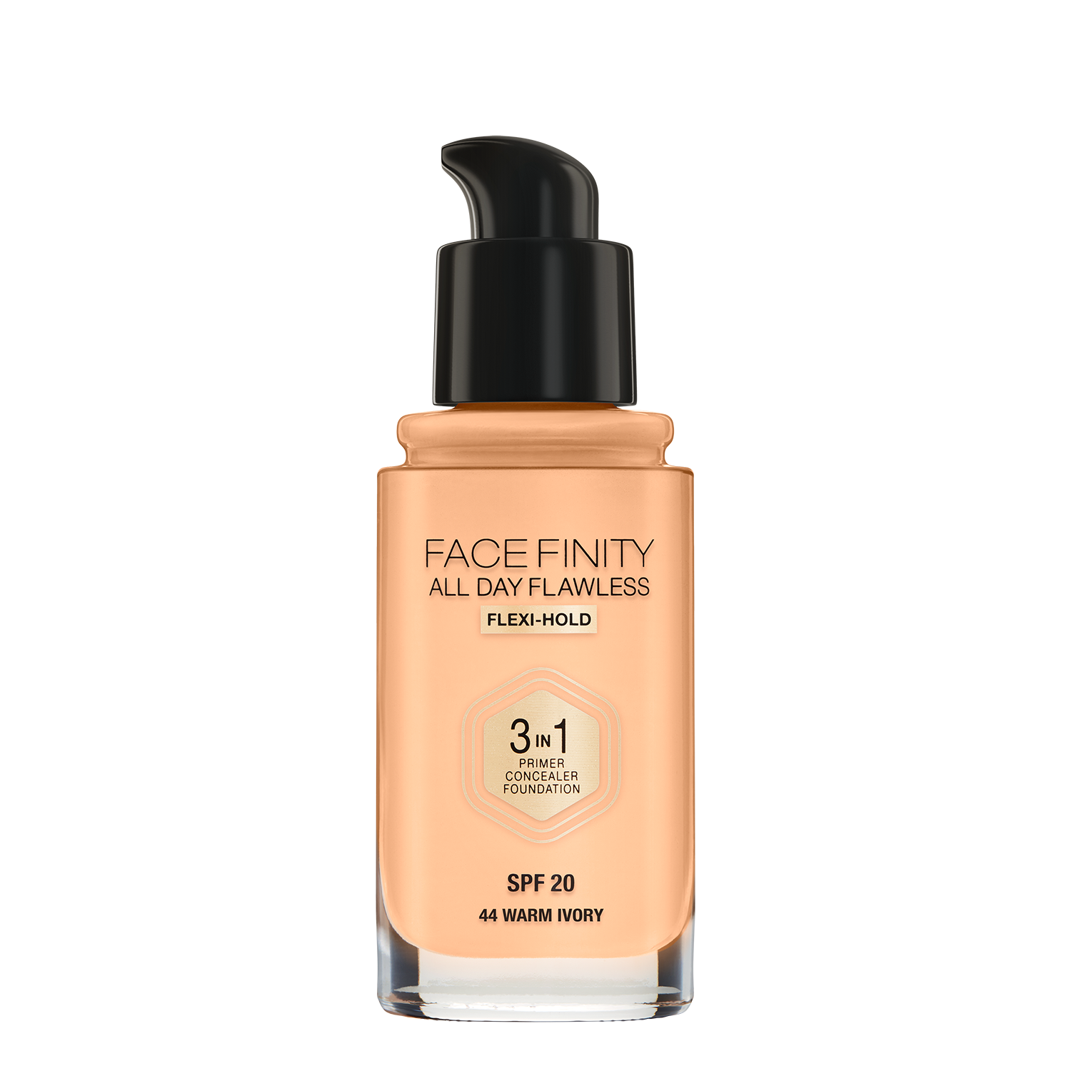 Max Factor Facefinity All Day Flawless Foundation - Warm Ivory W44 Max Factor Facefinity All Day Flawless Foundation - Warm Ivory W44