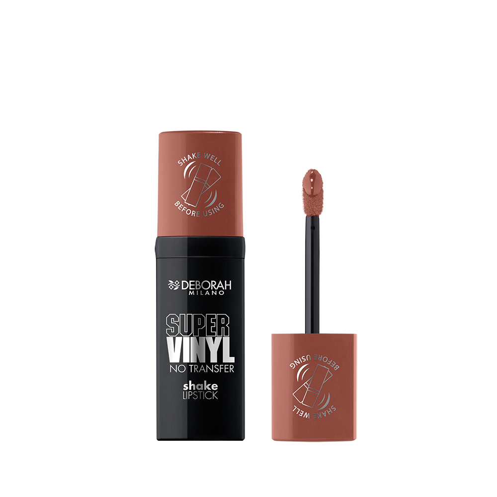 Deborah Milano Super Vinyl No Transfer Shake Lipstick 02 Caramel