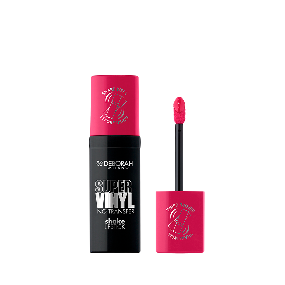 Deborah Milano Super Vinyl No Transfer Shake Lipstick 03 Cherry Pink