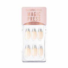 Dashing Diva Magic Press Silver Chic French
