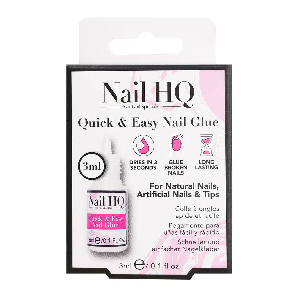 Nail HQ Quick Easy Nail Glue 3ml Nail HQ Quick Easy Nail Glue 3ml