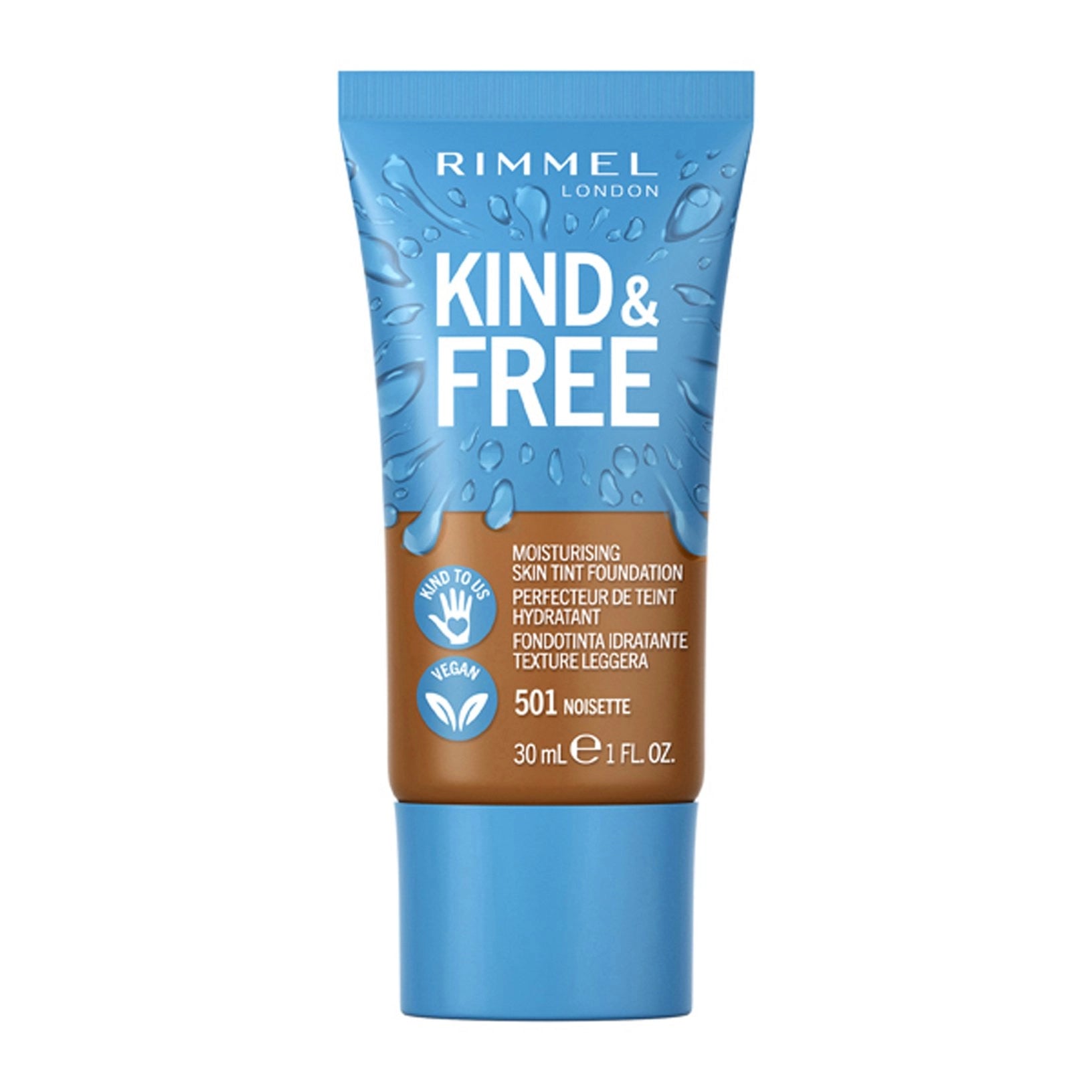 Rimmel Kind & Free™ Moisturising Skin Tint - 501 Noisette Rimmel Kind & Free™ Moisturising Skin Tint - 501 Noisette