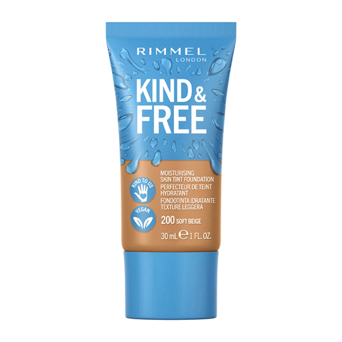 Rimmel Kind & Free™ Moisturising Skin Tint - 200 Soft Beige