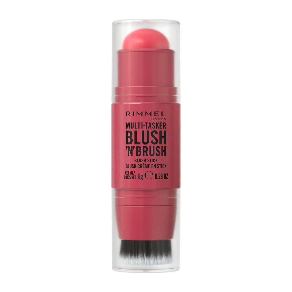 RIMMEL Multi-Tasker Blush 'N' Brush Stick 150 Cherry On Point
