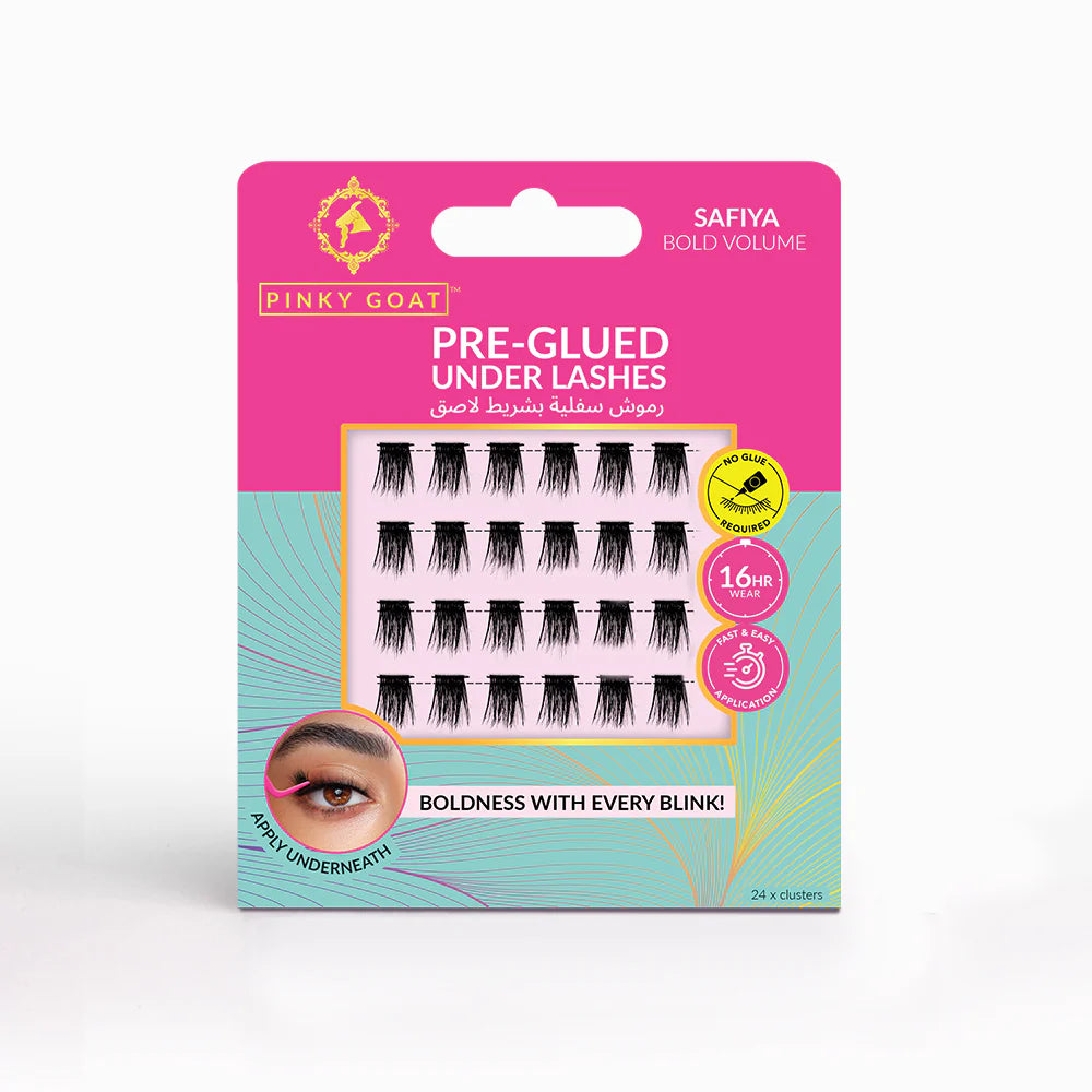 Pinky Goat SAFIYA Pre glued Under Lashes Pinky Goat SAFIYA Pre glued Under Lashes