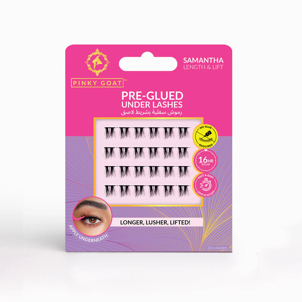 Pinky Goat Samantha Pre glued Under Lashes Pinky Goat Samantha Pre glued Under Lashes