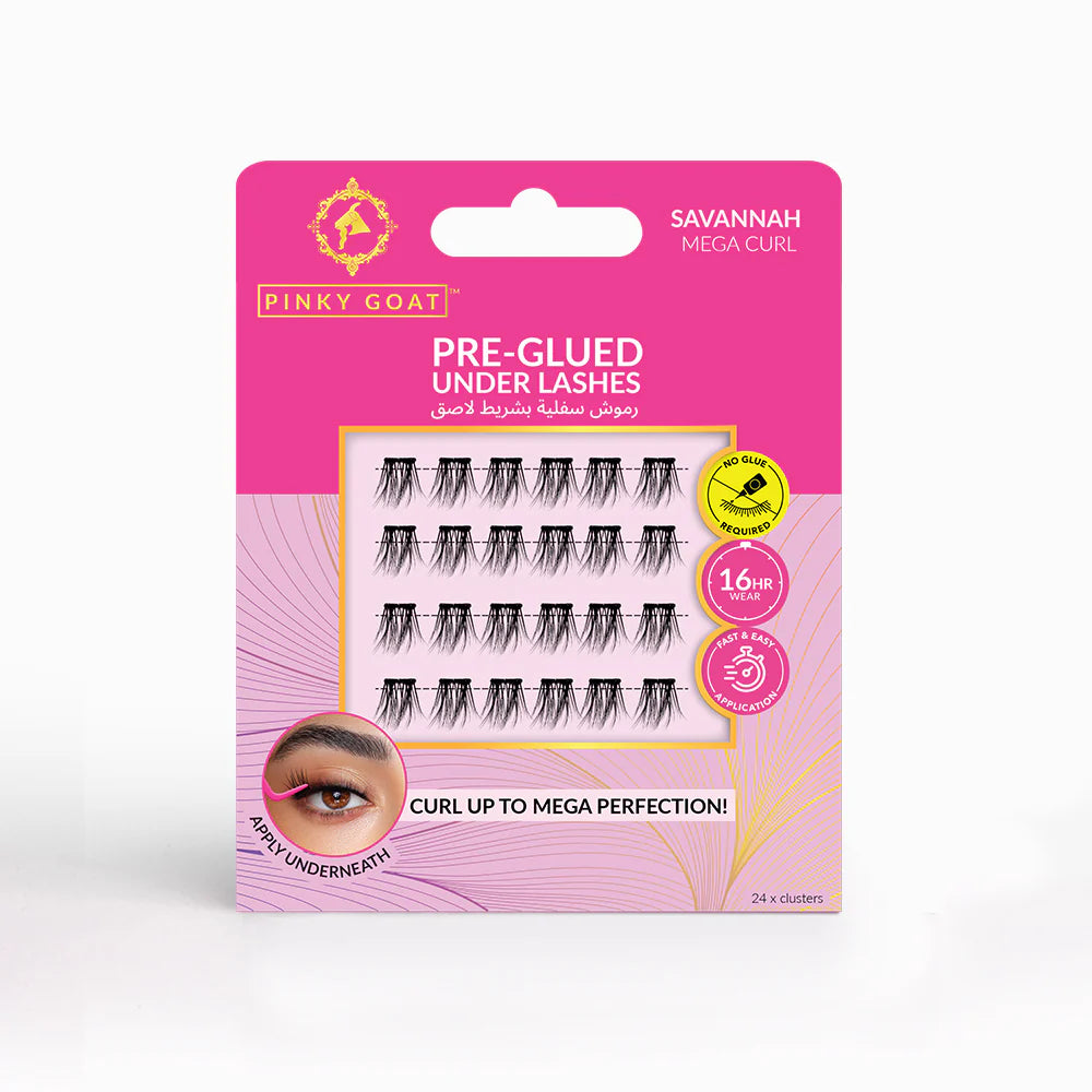 Pinky Goat SAVANNAH Pre glued Under Lashes Pinky Goat SAVANNAH Pre glued Under Lashes