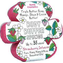 Strawberry Infusion Body Buffer Sponge