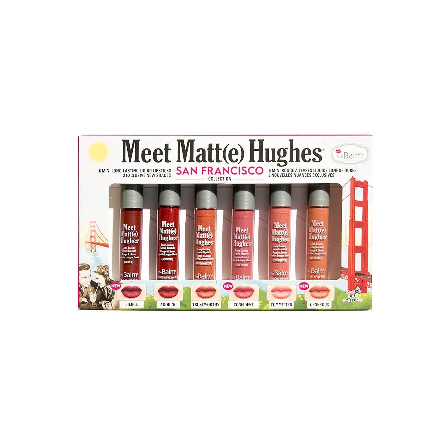 The Balm Meet Matte Hughes Mini Kit- Sf Collection (Fierce, Adoring, Trustworthy, Confident, Committed, Generous) The Balm Meet Matte Hughes Mini Kit- Sf Collection (Fierce, Adoring, Trustworthy, Confident, Committed, Generous)