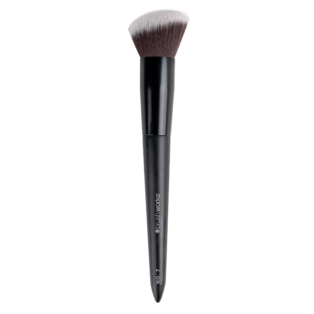 Brushworks No. 7 Angled Blush Brush Brushworks No. 7 Angled Blush Brush