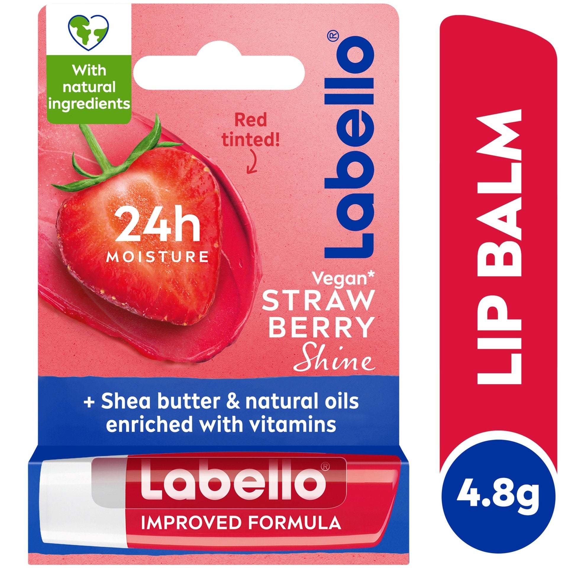 Labello Lip Balm Strawberry 4.8 G Labello Lip Balm Strawberry 4.8 G