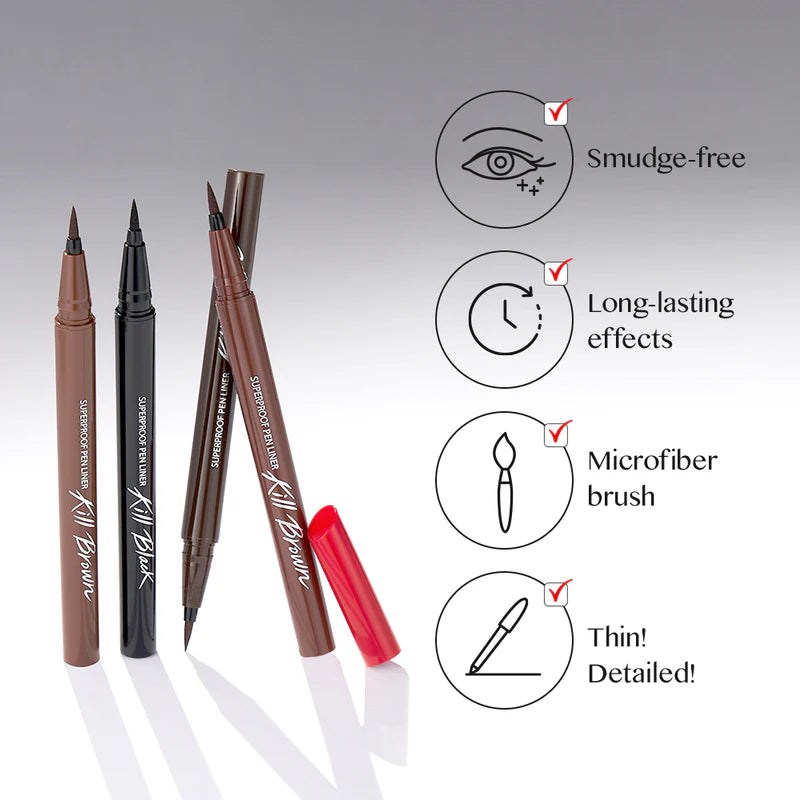 Clio Superproof Brush Liner Kill Clio Superproof Brush Liner Kill