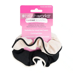 Brushworks Contrast Scrunchies 2 Pack