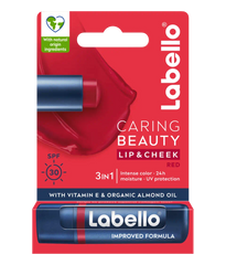 Labello Caring Beauty Lip & Cheek SPF 30 Red
