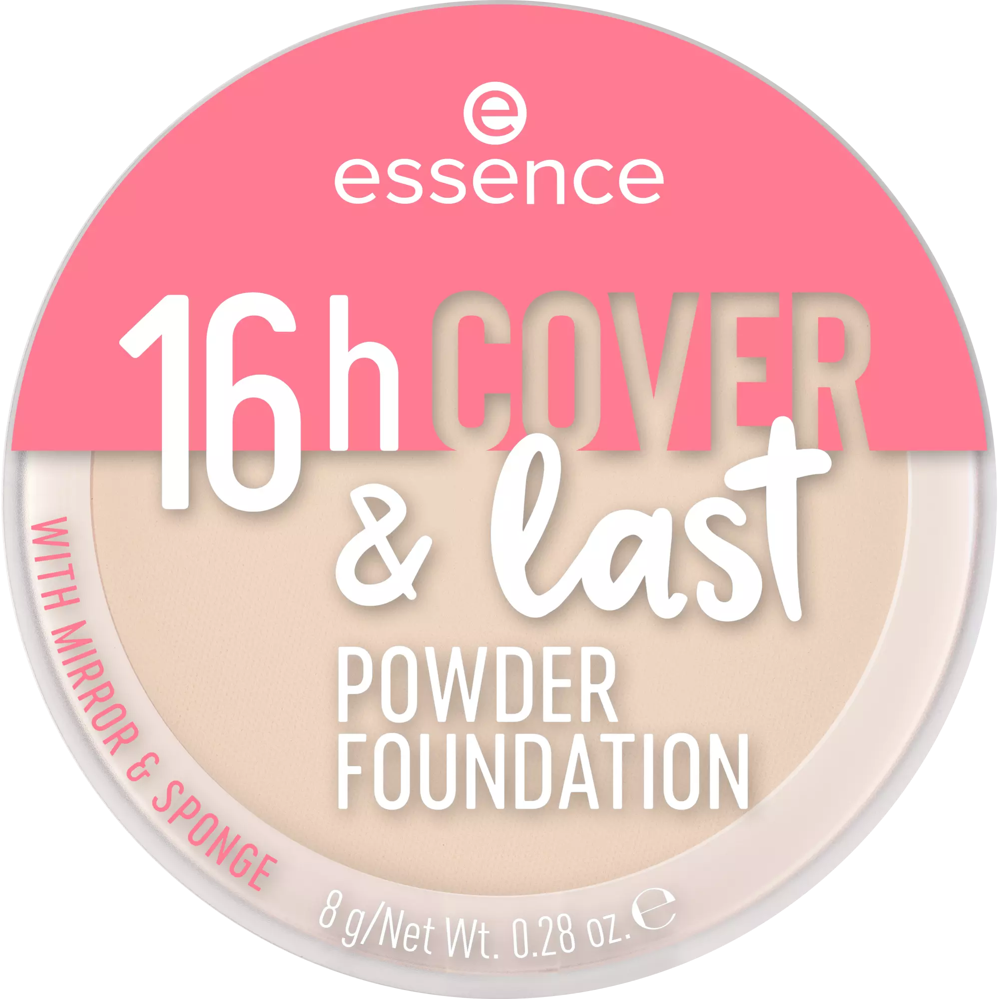 Essence 16H Cover & Last Powder Foundation 01 Porcelaine Essence 16H Cover & Last Powder Foundation 01 Porcelaine