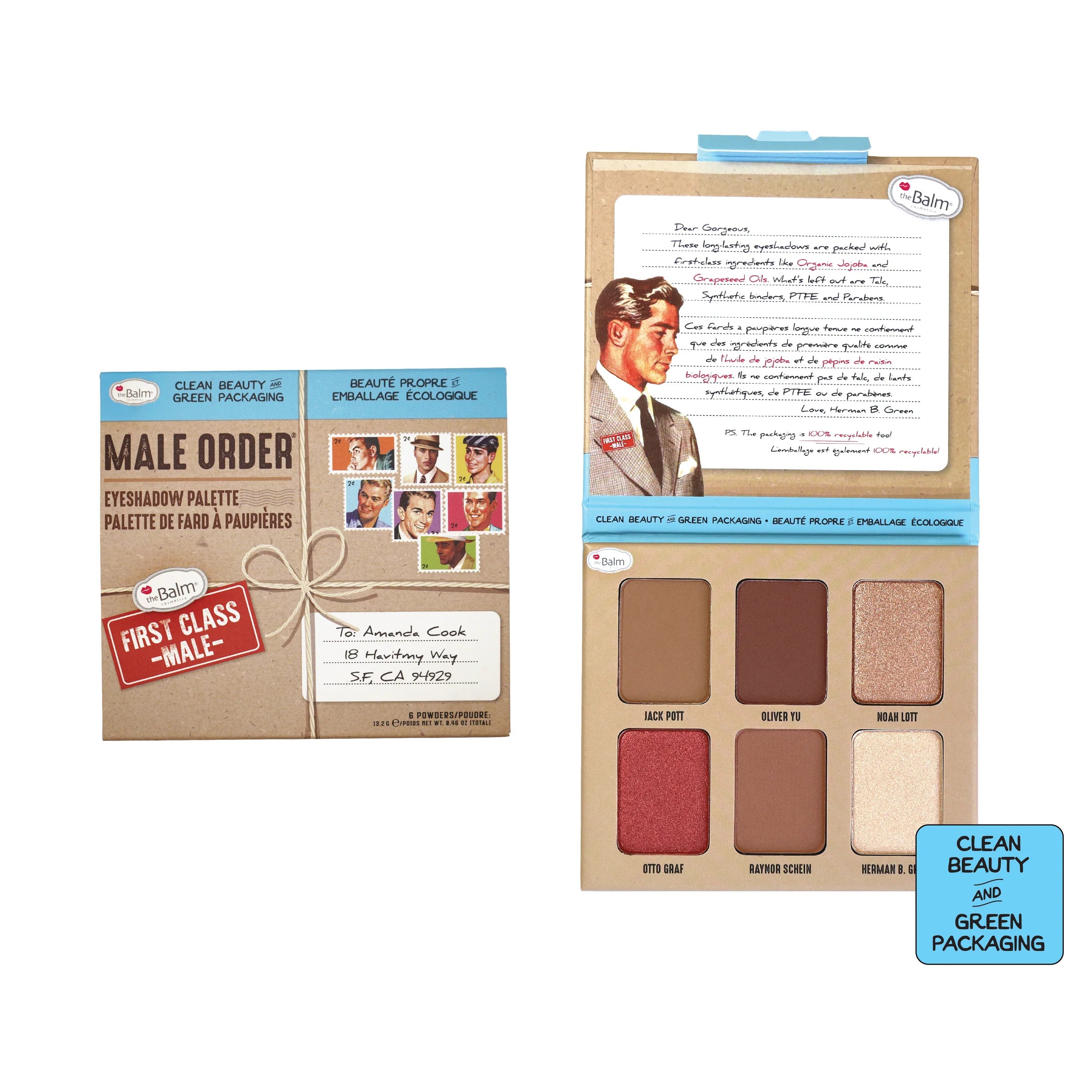 The Balm Male Order First Class Eyeshadow Palette The Balm Male Order First Class Eyeshadow Palette