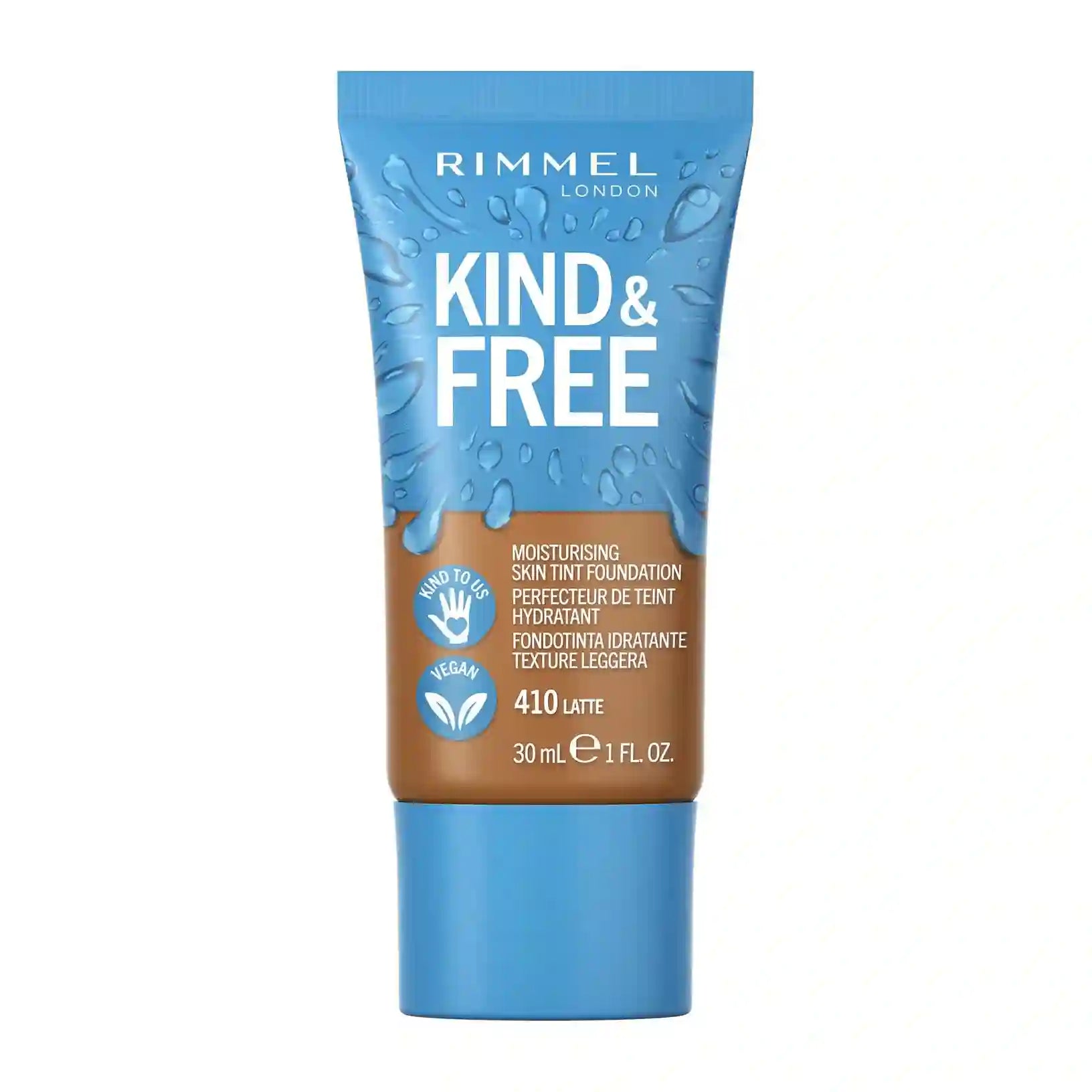 Rimmel Kind & Free™ Moisturising Skin Tint - 410 Latte Rimmel Kind & Free™ Moisturising Skin Tint - 410 Latte