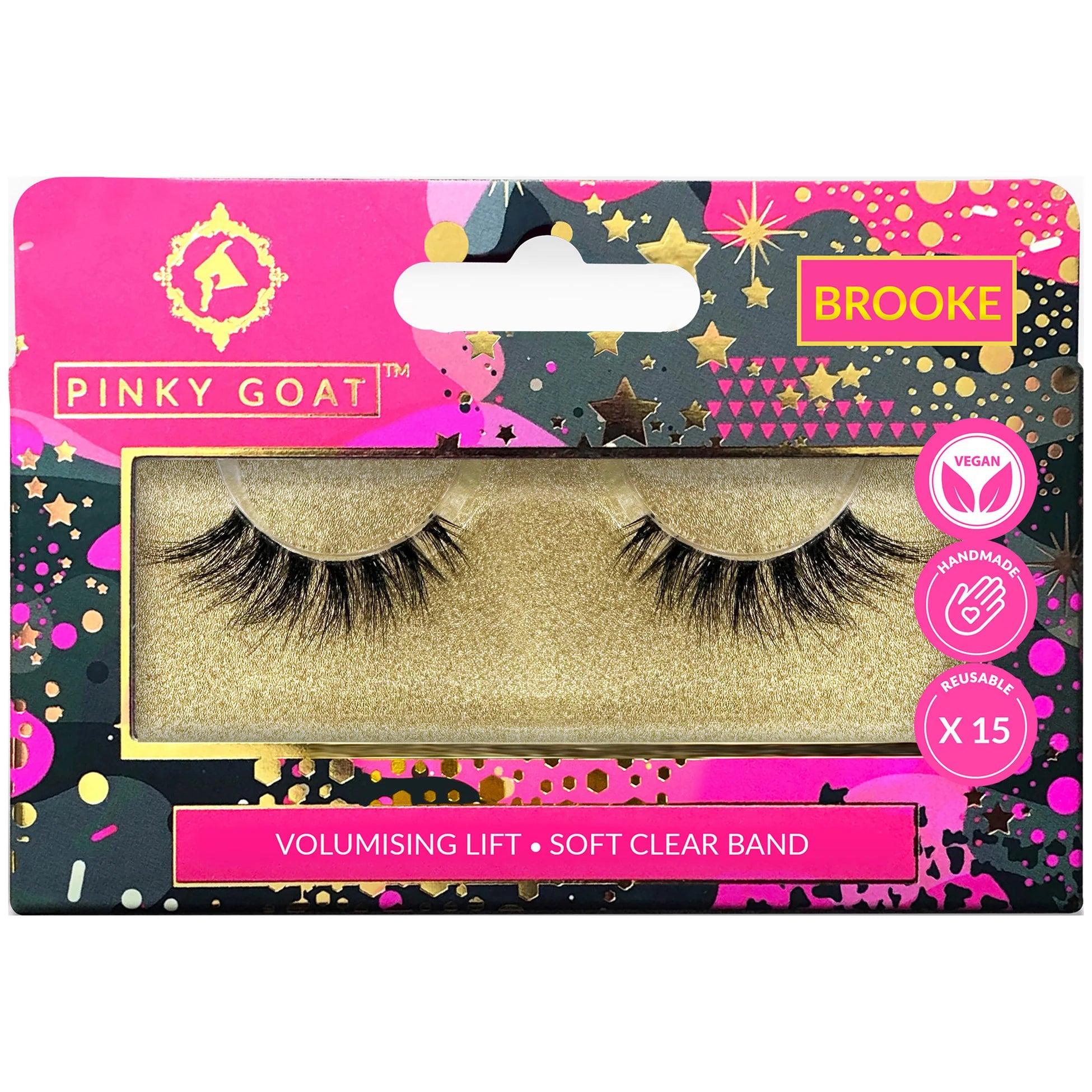 Pinky Goat BROOKE Volumising Vegan Lashes Pinky Goat BROOKE Volumising Vegan Lashes