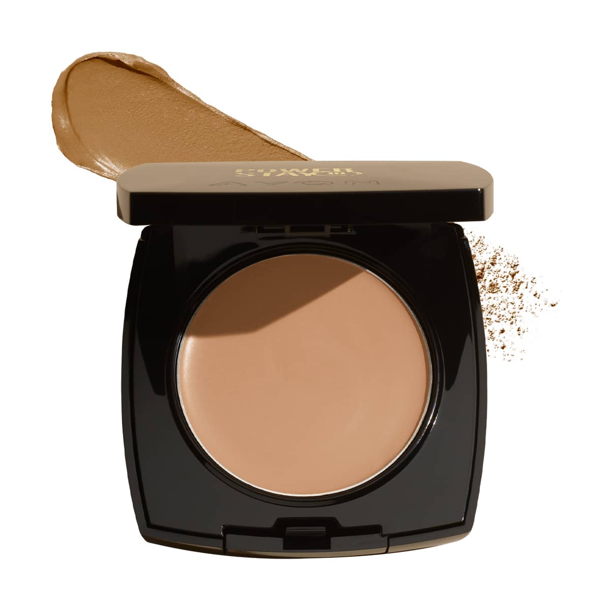 Avon Powerstay Cream To Powder Foundation - 355G Light Caramel 202