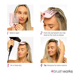 Brushworks Volumising Hair Clips 2 Pack