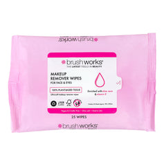 Brushworks Makeup Remover Wipes 25 Sheets