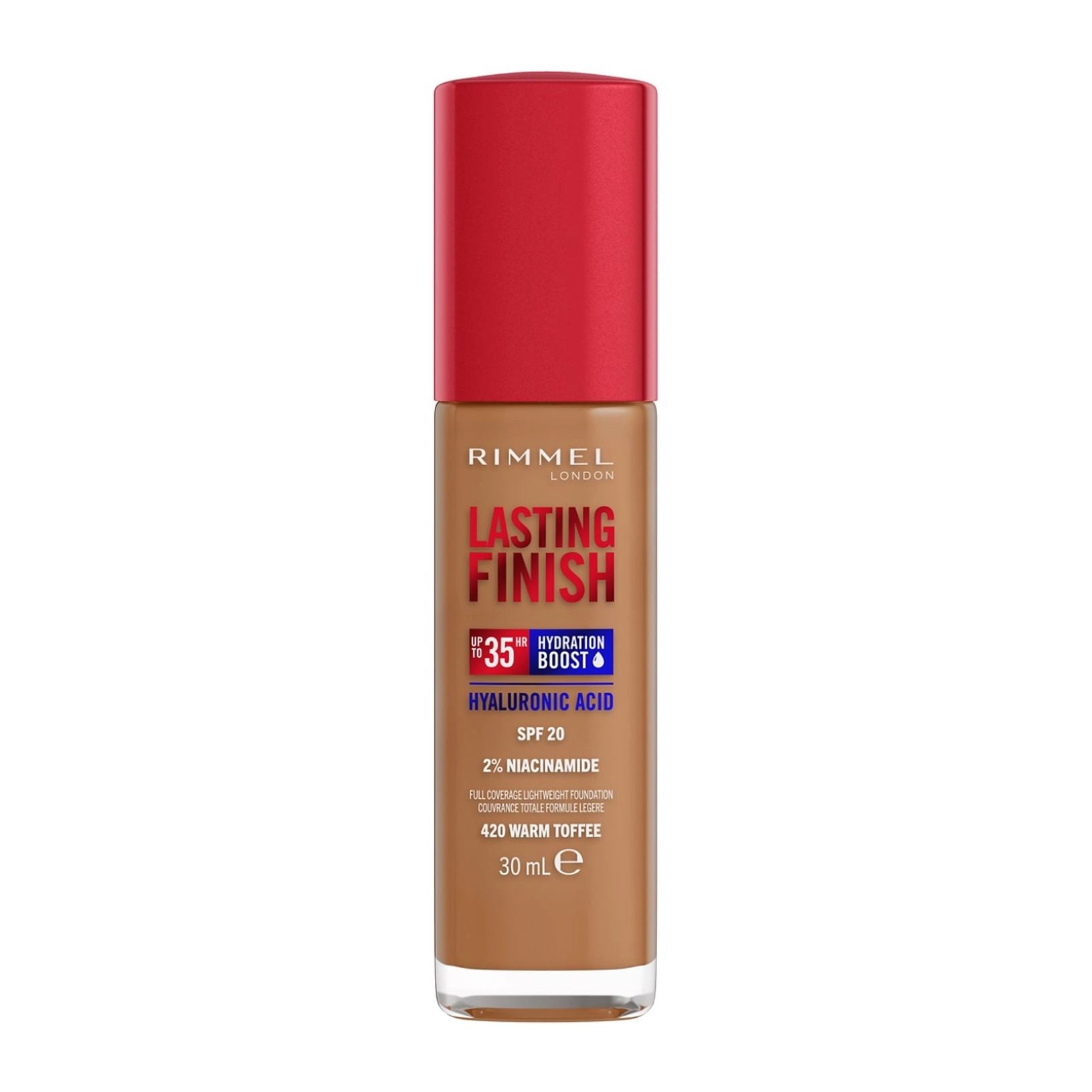 Rimmel Lasting Finish Foundation - 420 Warm Toffee Rimmel Lasting Finish Foundation - 420 Warm Toffee