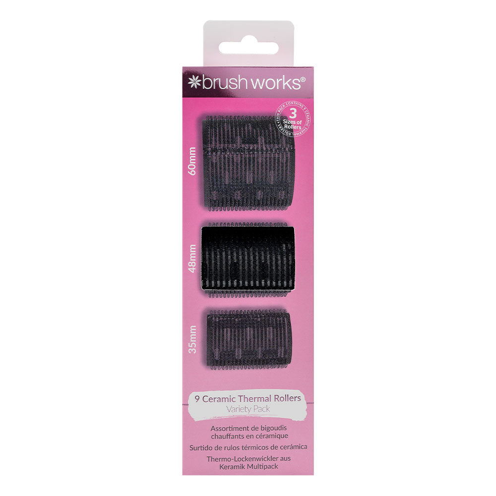 Brushworks Ceramic Thermal Rollers Variety Pack Brushworks Ceramic Thermal Rollers Variety Pack