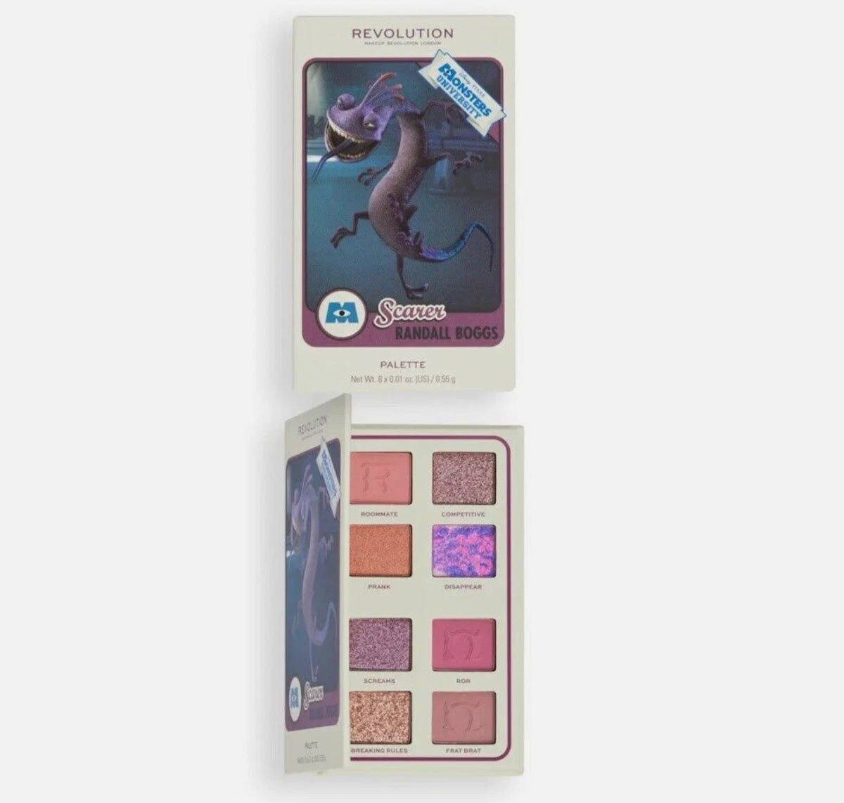 Revolution x Monsters University Randall Scare Card Palette