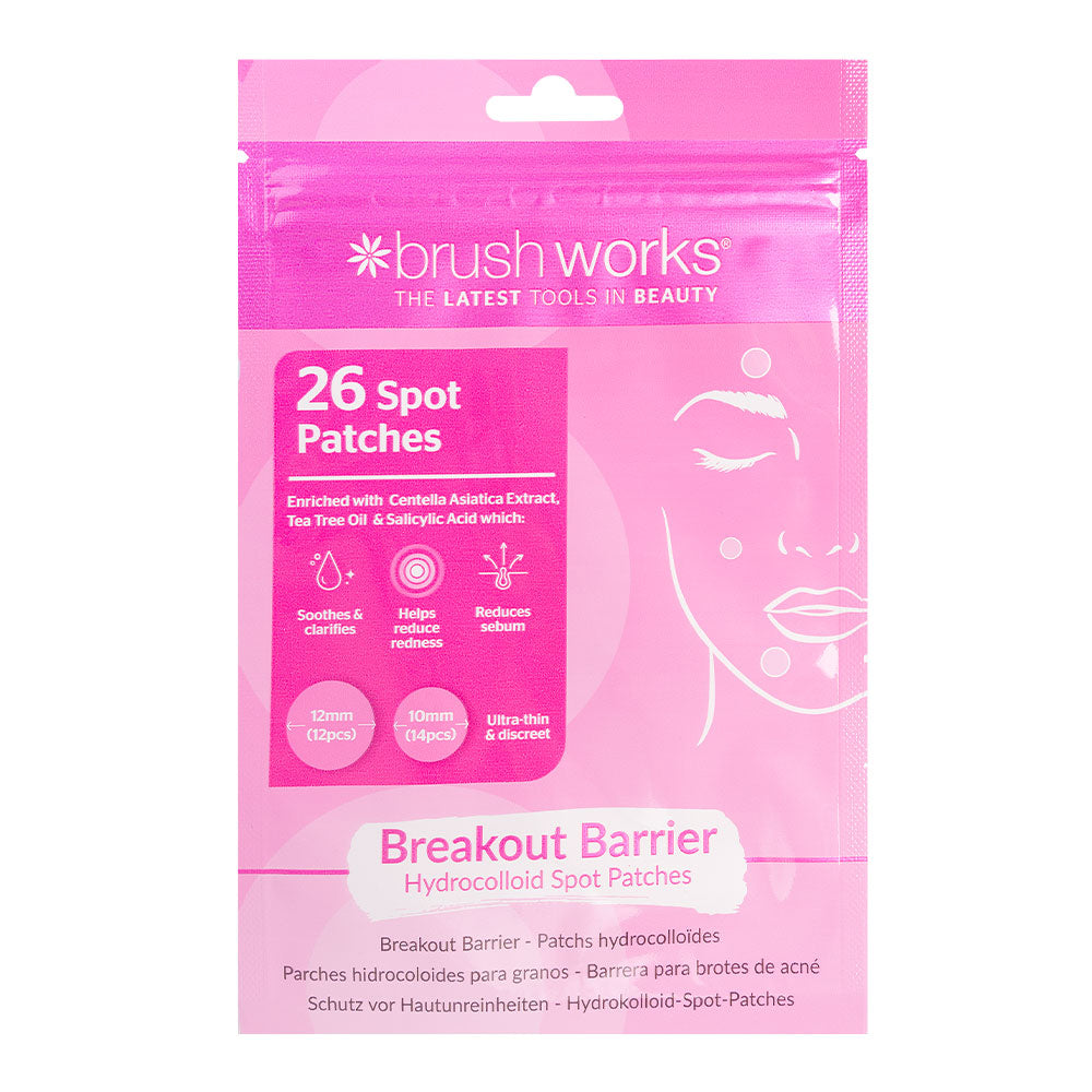 Brushworks Breakout Barrier Hydrocolloid Spot Patches 26pcs