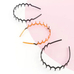 Brushworks Zig Zag Headbands 3 Pack