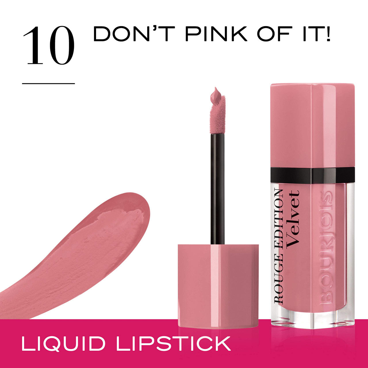 Bourjois Rouge Edition Velvet T10 Dont Pink Of It Bourjois Rouge Edition Velvet T10 Dont Pink Of It