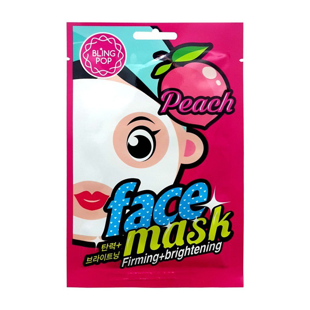 Blingpop Peach Firming Brightening Mask Blingpop Peach Firming Brightening Mask