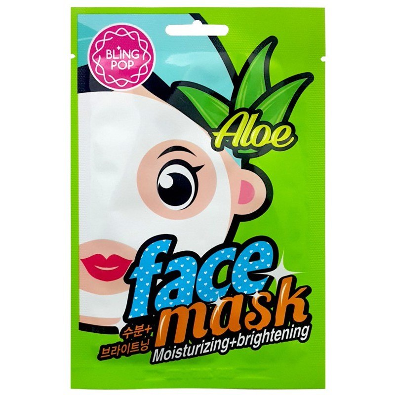 Blingpop Aloe Moisturizing & Brightening Mask Blingpop Aloe Moisturizing & Brightening Mask