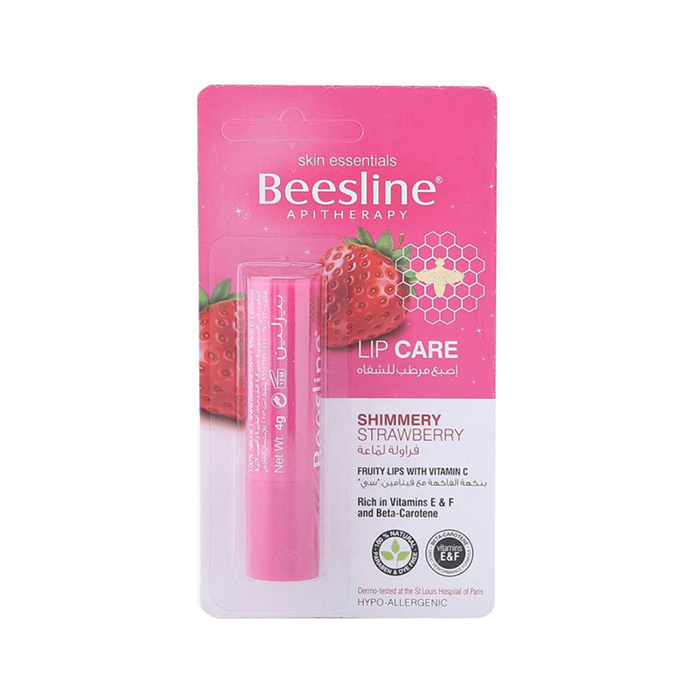 Beesline Lip Care Shimmery Strawberry 4g