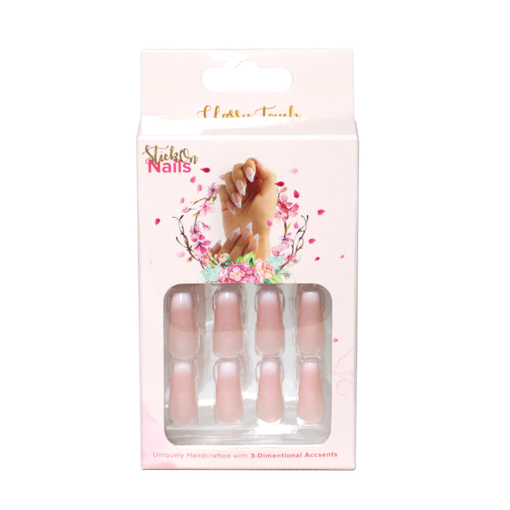 Classy Touch Coffin French Press On Nails Classy Touch Coffin French Press On Nails