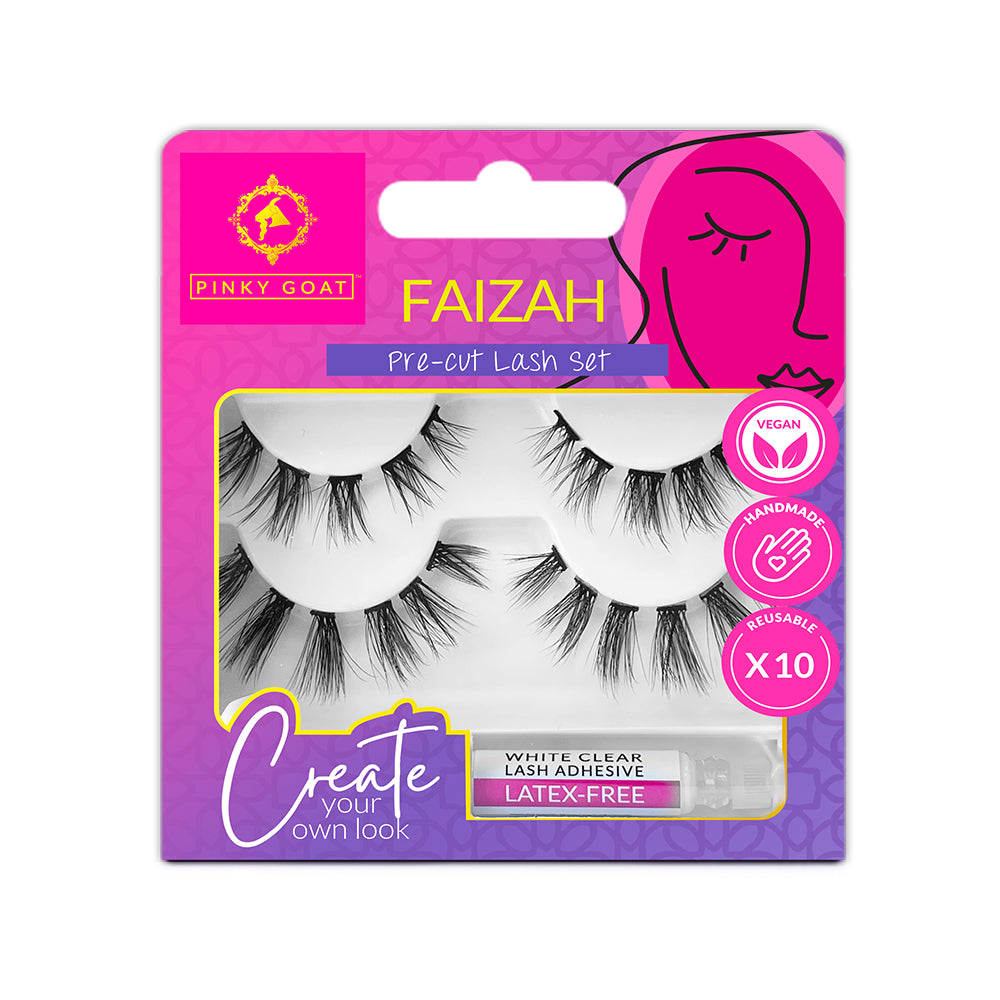 Pinky Goat Faizah Pre Cut Lashes Pinky Goat Faizah Pre Cut Lashes