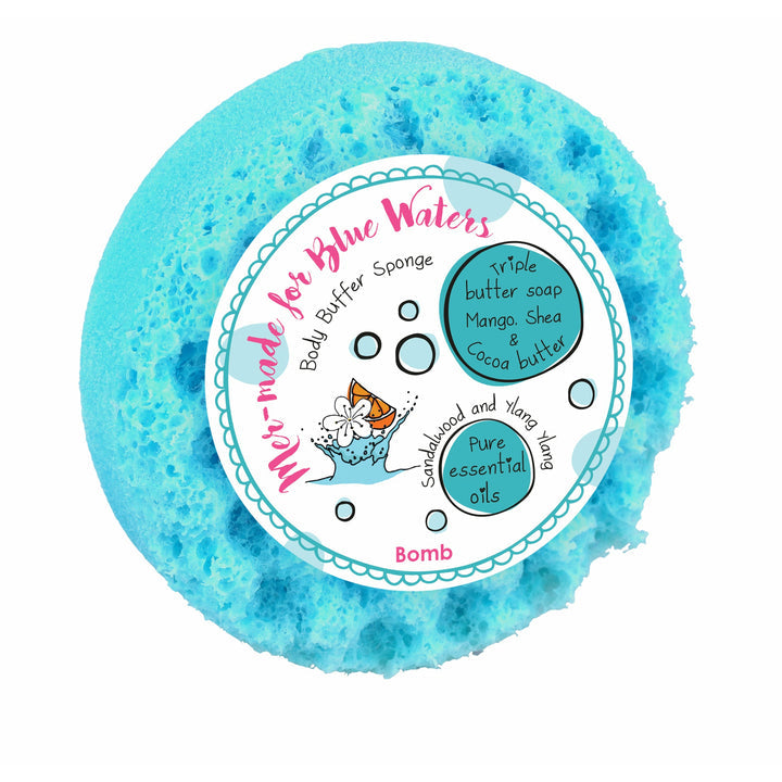 Mer-made For Blue Waters Body Buffer Soap Sponge